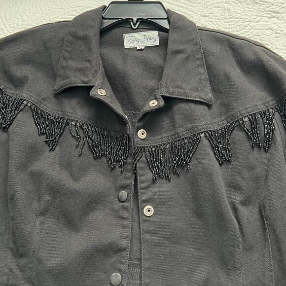 Vintage Paris Blues Denim Jacket - Size Large - Picture 1 of 8